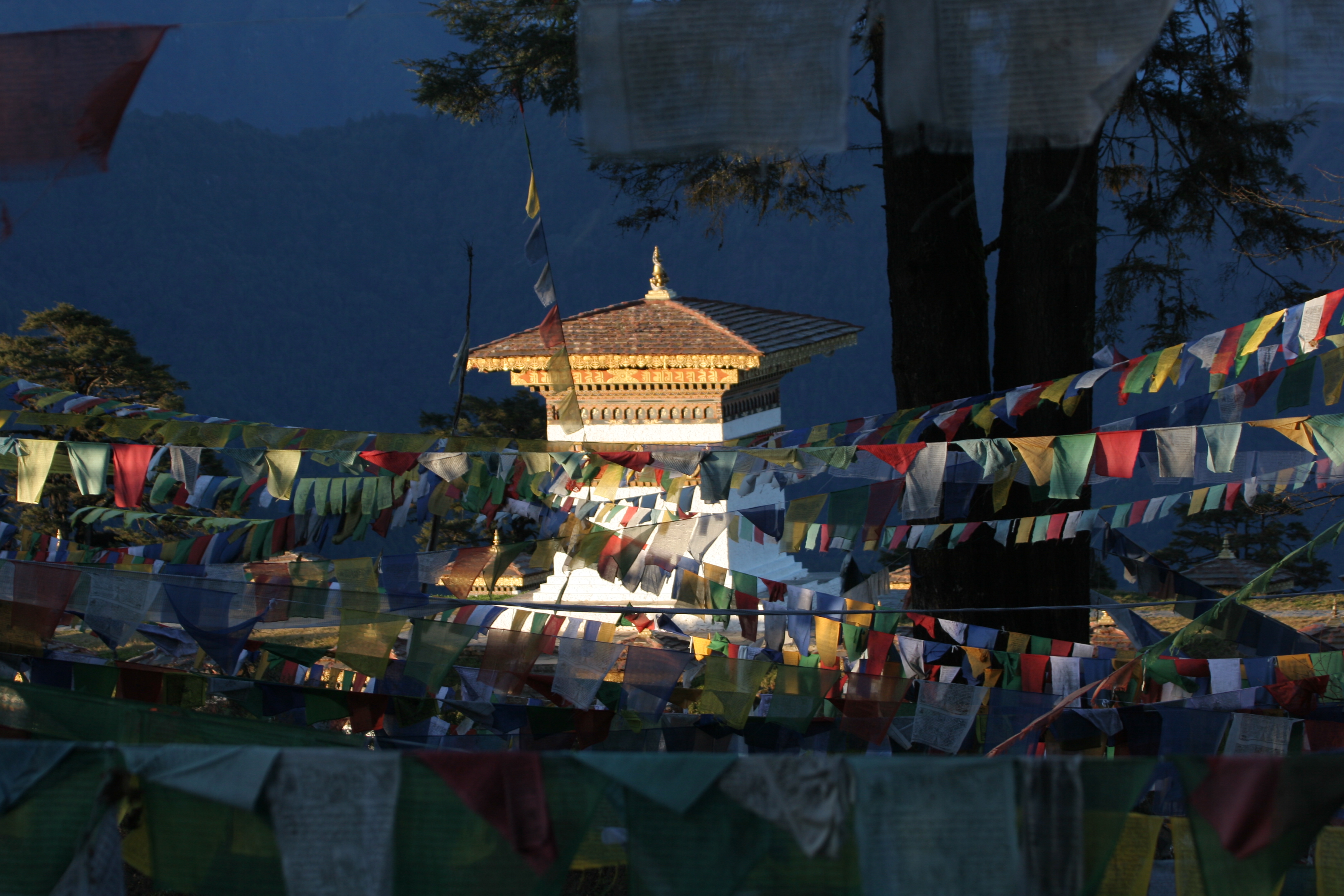 Dochula at dusk| Bhutan Visit