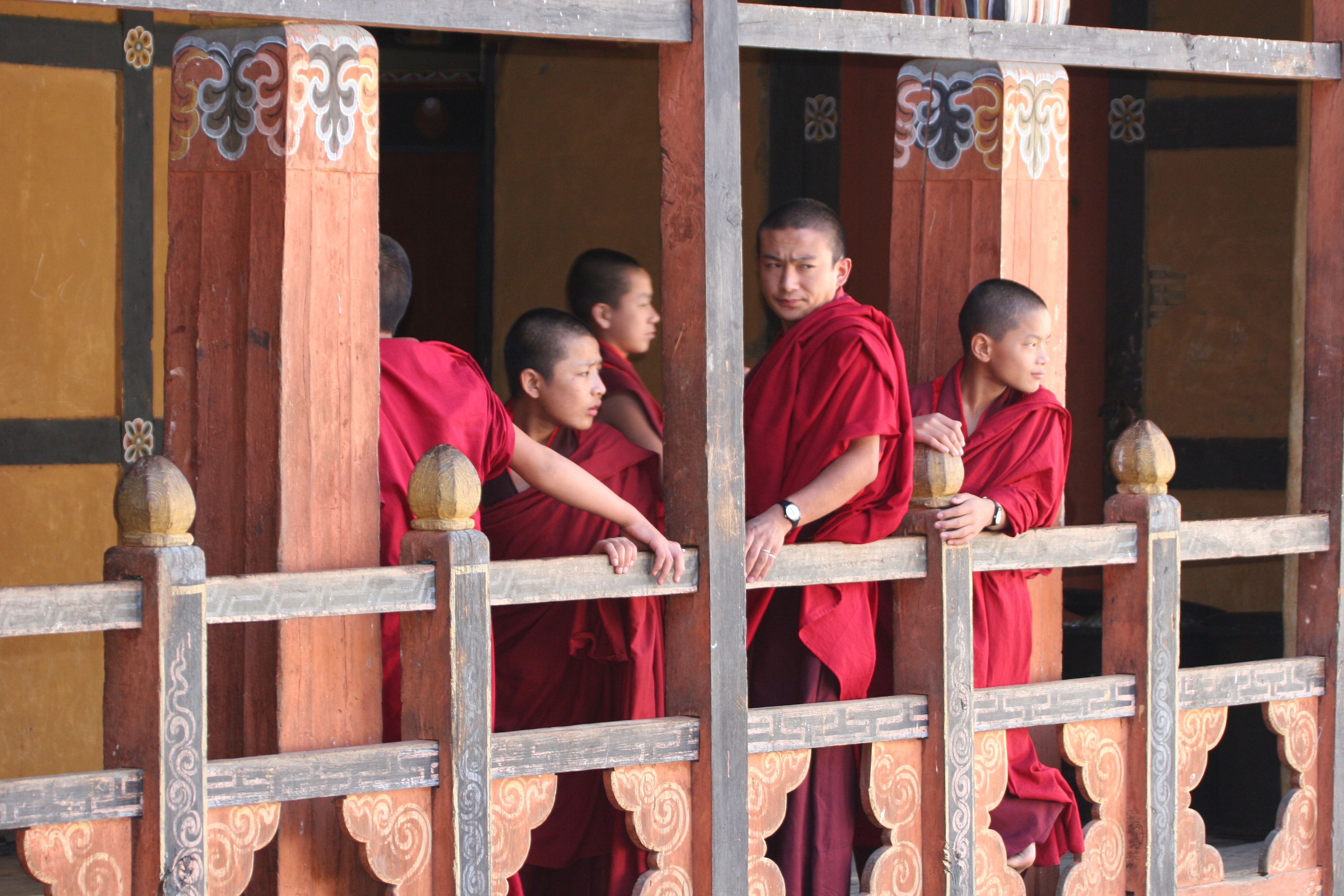 Lhuentse monks | Bhutan visit